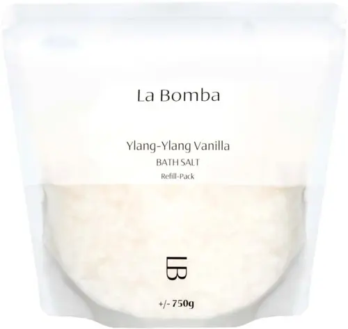 La Bomba Ylang-Ylang Vanilla Bath Salt Refill Pack 750 g