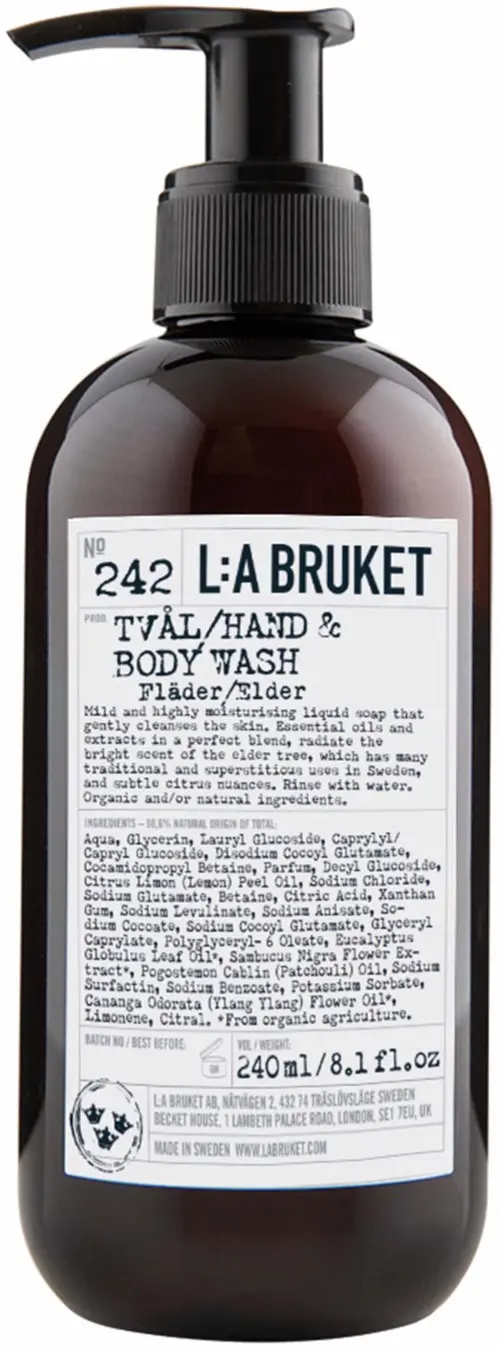 La Bruket 242 Hand & Body Wash Elder 240 ml CosN