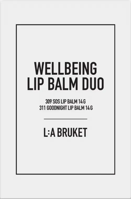 L:a Bruket 324 Wellbeing Lip Balm Duo 28 g