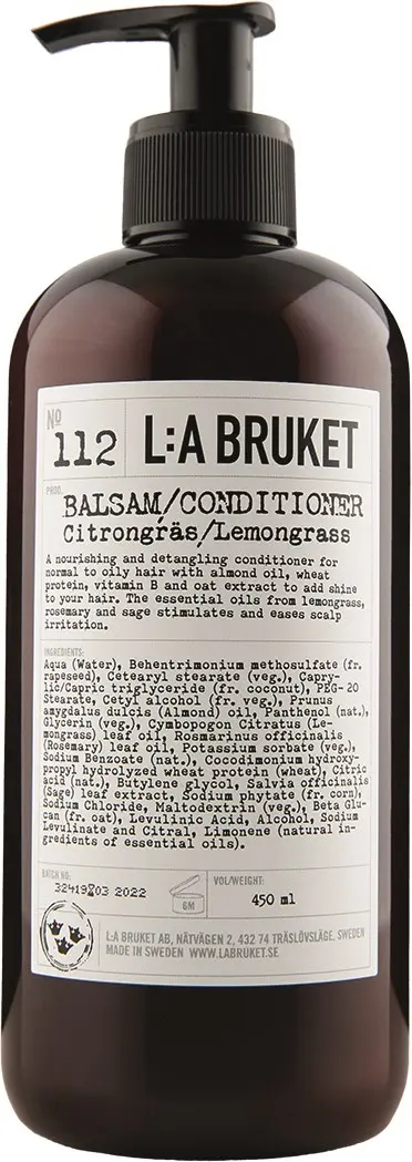 L:A Bruket Balsam Citrongräs 450ml