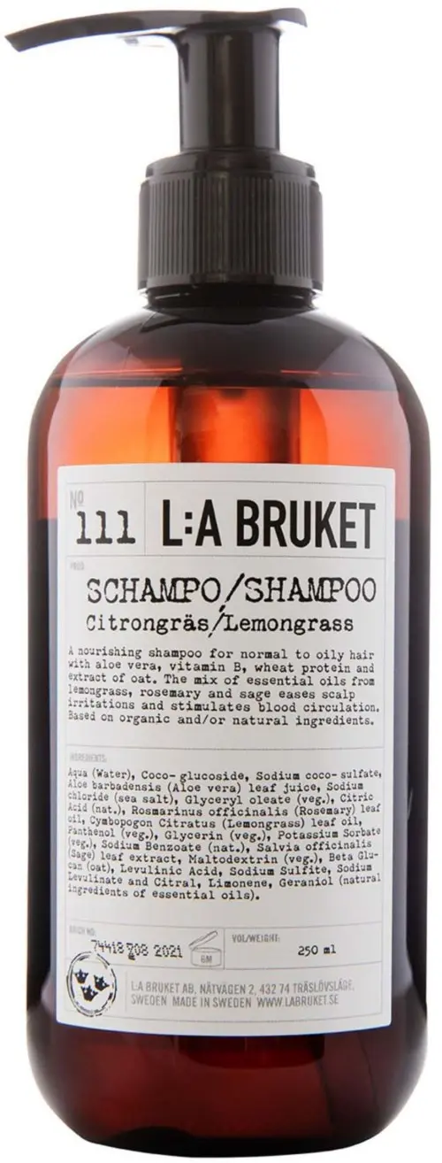 L:a Bruket 111 Shampoo Lemongrass 250ml