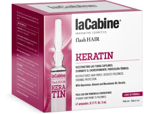 laCabine Flash Hair Keratin Ampoule 7 x 5 ml 7 ml