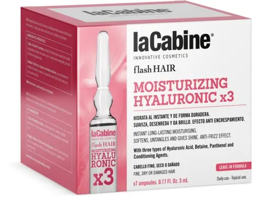 laCabine Flash Hair Moisturizing Hyaluronic x3 Ampoule 7 x 6