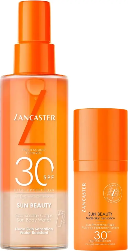 Lancaster Sun Beauty Sun Protective SPF30 Bundle Face Fluid 30 ml & Sun Water 175 ml
