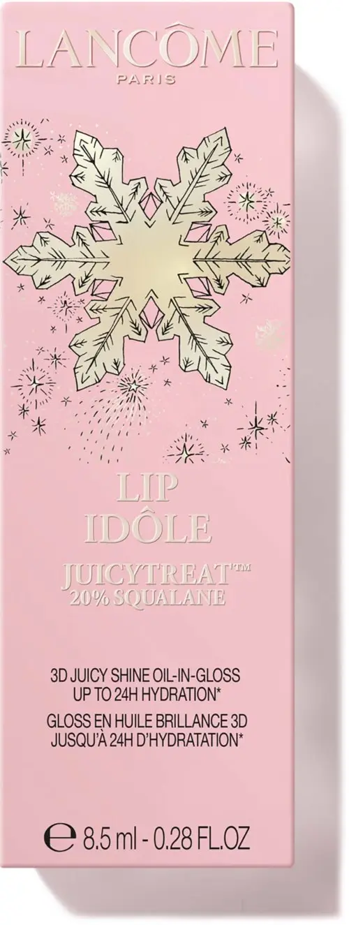 Lancôme Lip Idôle Juicytreat™ 3D Juicy Shine Oil-in-gloss 025 Pink Express Holiday Limited Edition 8,5 ml