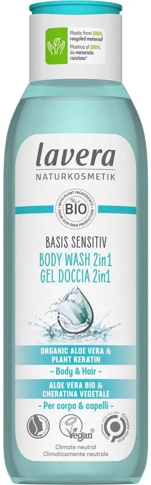 Lavera Basis Sensitiv  Body Wash 2in1 250 ml