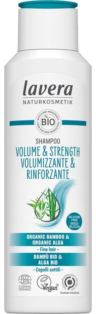 Lavera Volume & Strength shampoo