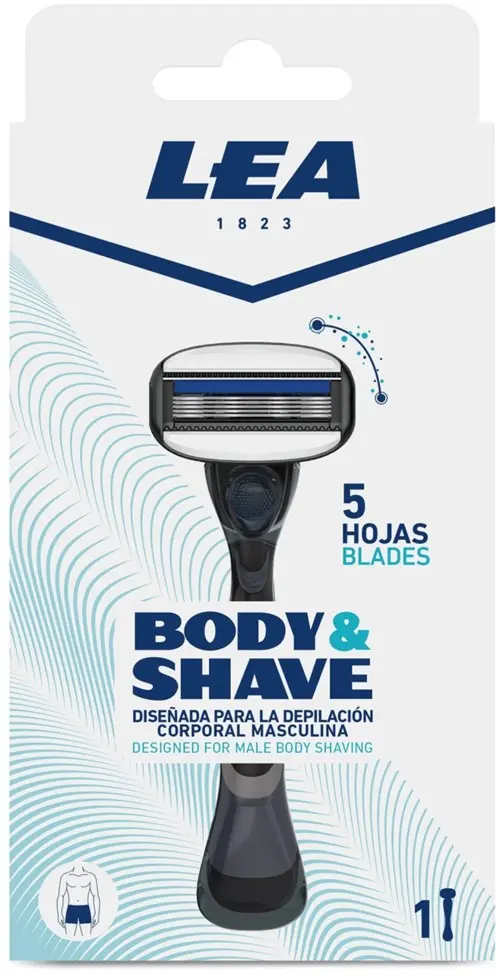 LEA Men Body & Shave 6 Blade Razor for Men