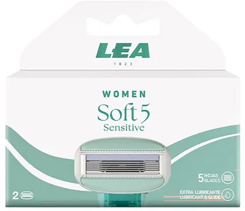 LEA Women Soft 5 Sensitive Mini Razor Blades 2 pack