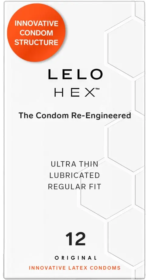 LELO HEX Condoms Original 12 Pack