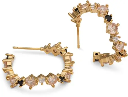 Lily and Rose Celine earrings - Champagne / jet