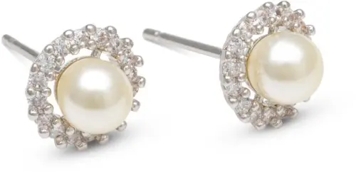 Lily and Rose Colette pearl stud earrings   Ivory pearl