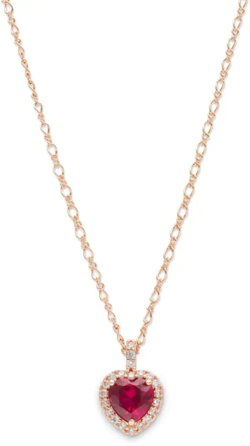 Lily and Rose Delphine necklace   Pink ruby