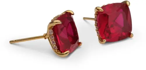 Lily and Rose Desiree studs - Garnet