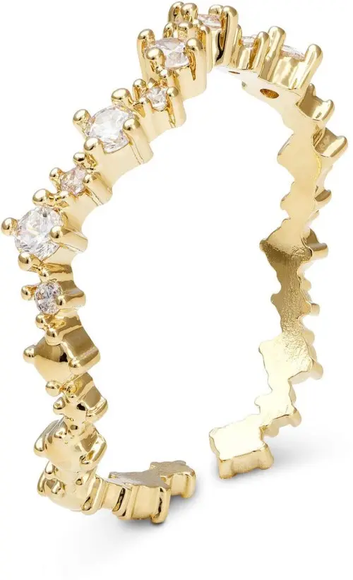 Lily and Rose Petite Capella ring - Crystal (Gold)