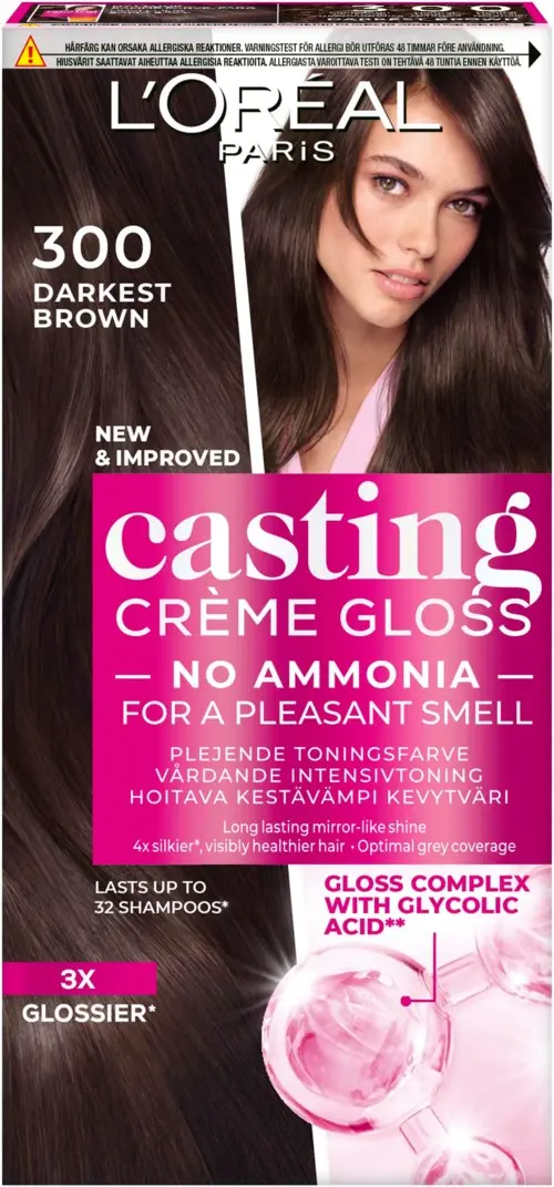 L'Oréal Paris Casting Crème Gloss 300 Darkest Browm