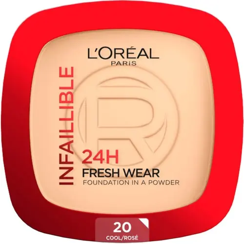 L'Oréal Paris Infaillible 24H Fresh Wear Foundation in a Powder 20 Cool Undertone 9 g