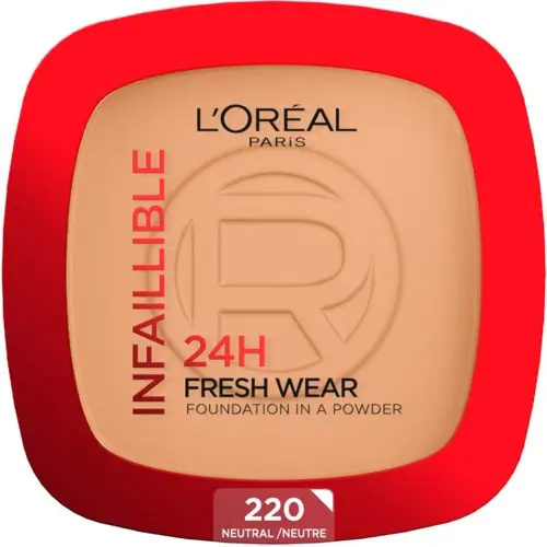 Loreal Paris Infaillible 24H Fresh Wear Foundation in a Powder 220 Neutral Undertone