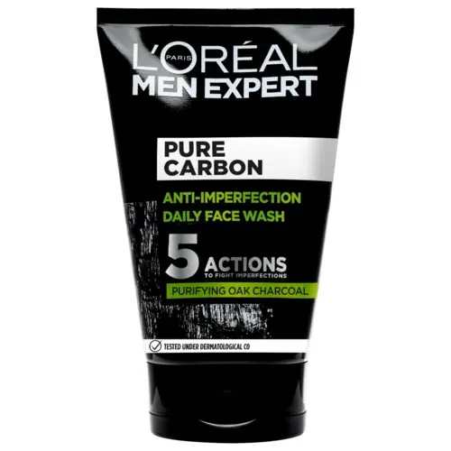 Loreal Paris Pure Carbon Men Expert Anti-Imperfection Daily Face Wash 100 ml