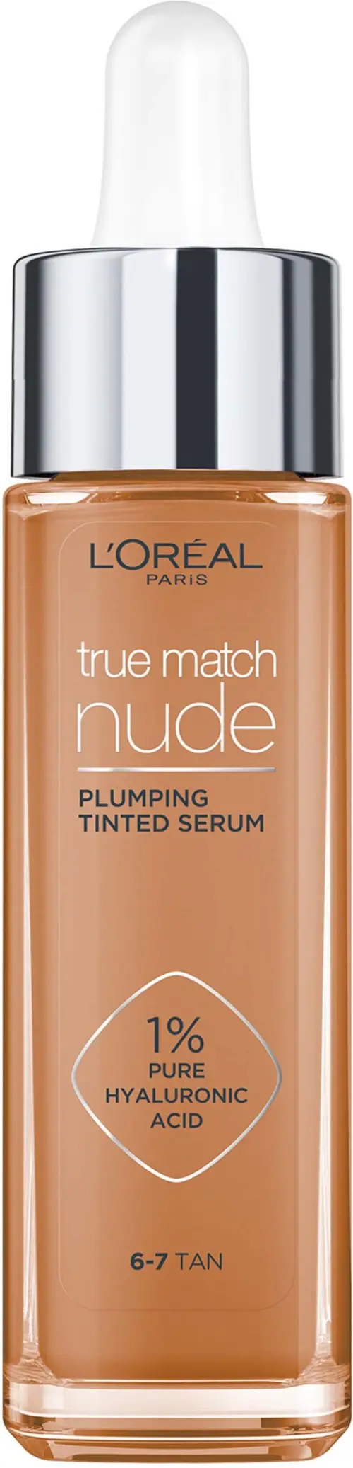 L'Oréal Paris True Match Nude Plumping Tinted Serum Foundation 6-7 Tan 30 ml