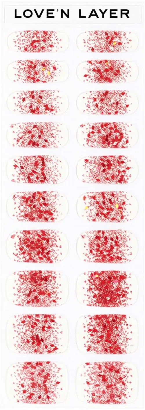 Love'n Layer Love Note Funky Sparkle Red