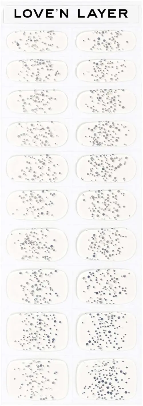 Love'n Layer Love Note Funky Sparkle Silver