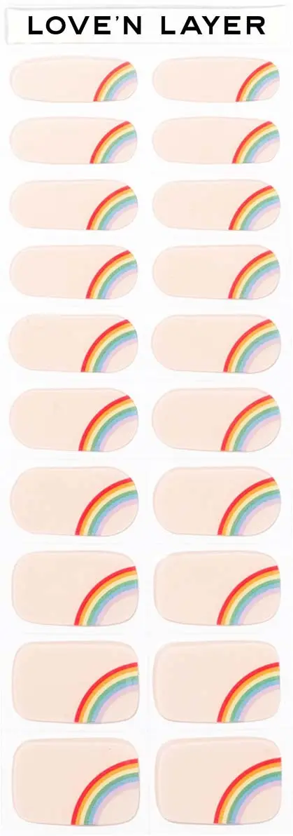 Love'n Layer 21´Essential Layers Proud Rainbow Semi Transparent Multi Color
