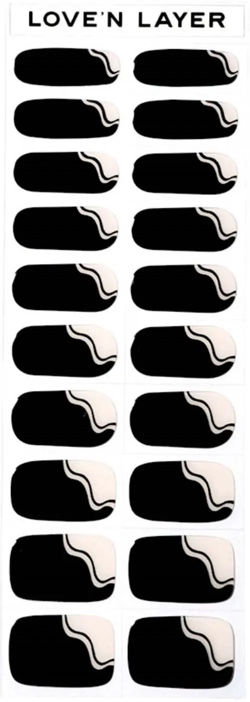 Love'n Layer French Swirl Black