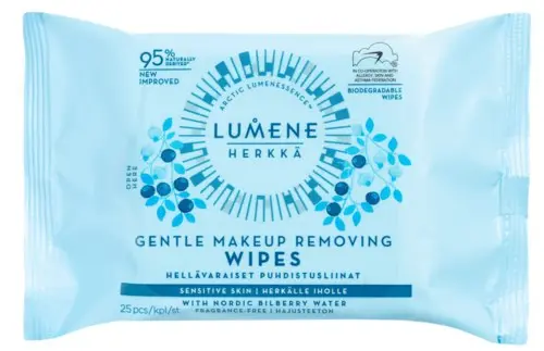 LUMENE HERKKÄ Gentle Makeup Removing Wipes 25 pcs