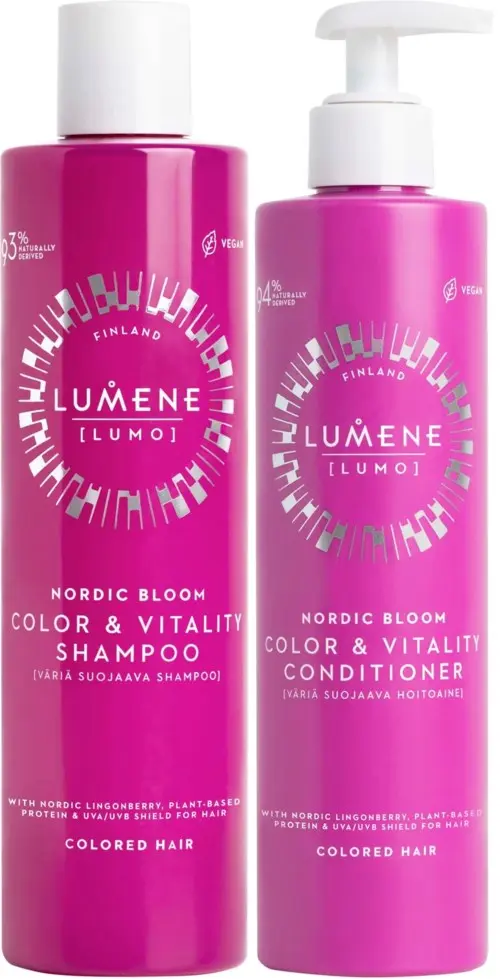 Lumene Nordic Bloom Color & Vitality Bundle Shampoo 300 ml & Conditioner 290 ml