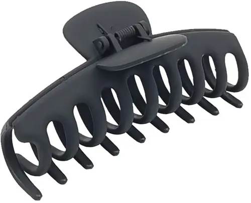 Lyko Hair Clip Rubberized 11 cm Black