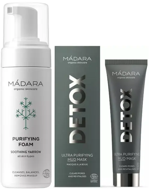 Mádara Bundle Ultra Purifying MUD Mask 60ml & Purifying Foam 150ml