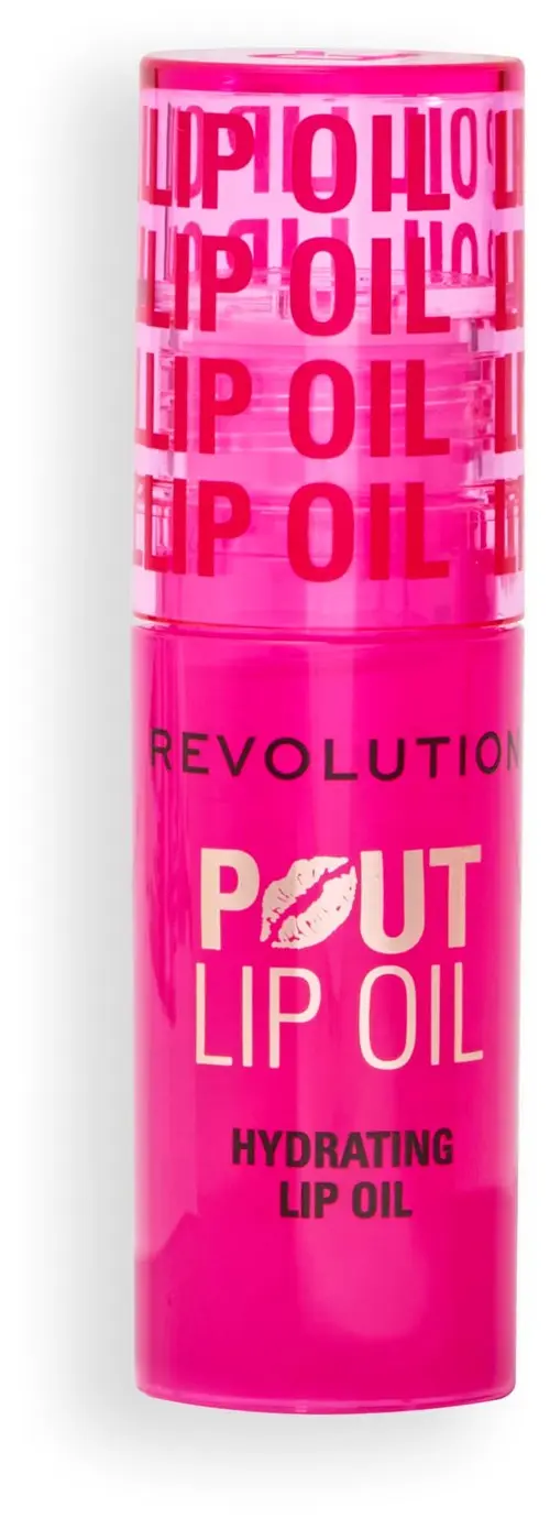 Makeup Revolution Pout Lip Oil Raspberry Pink 4 ml