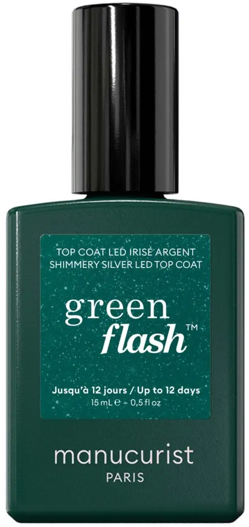 Manucurist Green Essentials Top Coat Shimmery Gold