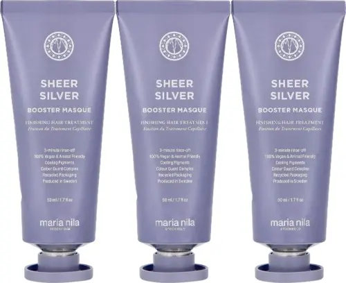 maria nila Sheer Silver Booster Masque 50 ml x 3