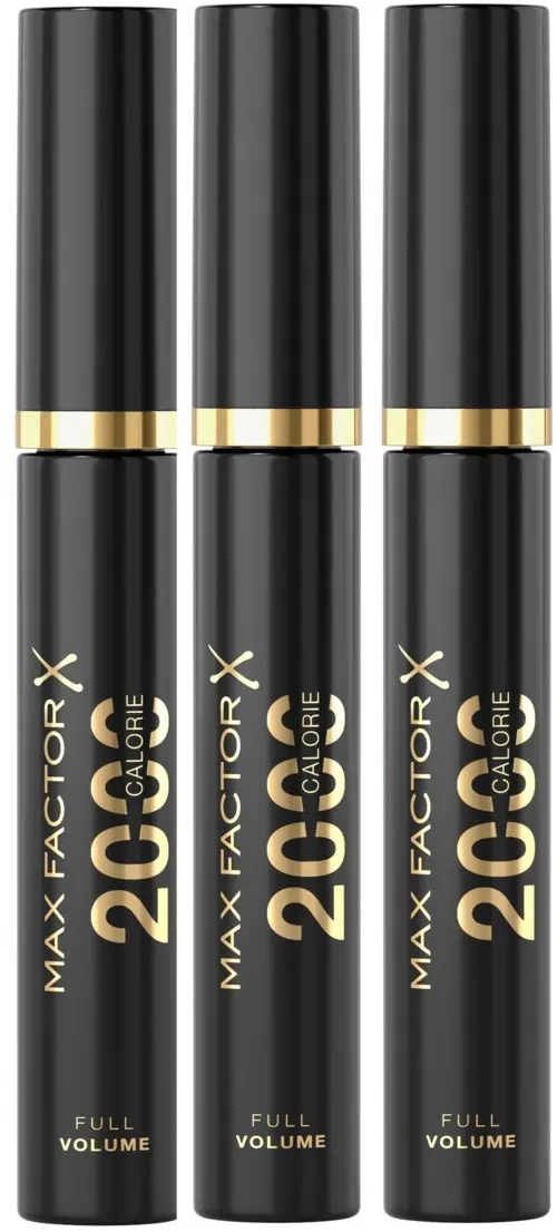 Max Factor Bundle 2000 Calorie Mascara 001 Black 9 ml x 3