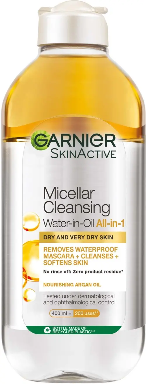 Garnier   Micellar Cleansing Water-in Oil All-in-1 for Very Dry Skin 400 ml