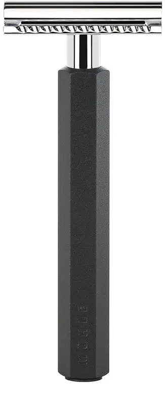 Mühle Hexagon Safety Razor Anodised Aluminum Graphite
