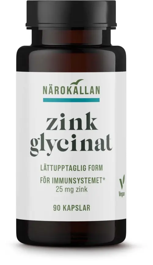Närokällan Zinkglycinat 90 kapslar