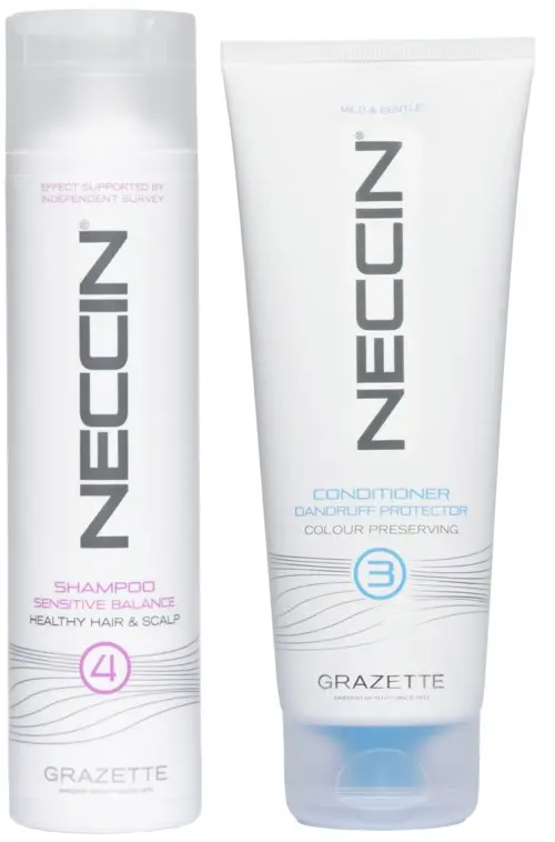 Neccin No.4 Sensitive Balance Shampoo 250 ml & No.3 Dandruff Protector Conditioner 200 ml