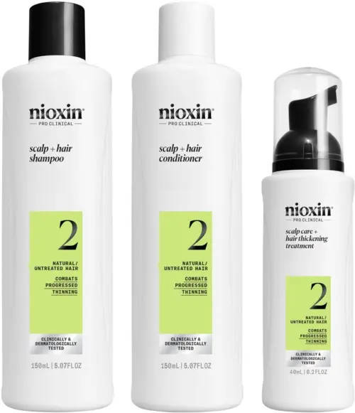 Nioxin System 2 Trial Kit for Thinning Hair