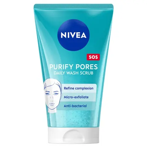 Nivea Purify Pores Daily Wash Scrub 150ml