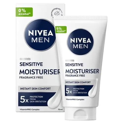 NIVEA MEN Sensitive Mosituriser Face Cream 75 ml 