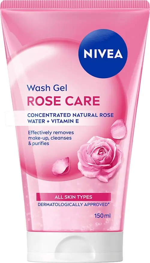 Nivea Rose Care Micellar Organic Rose Water Wash Gel 150 ml