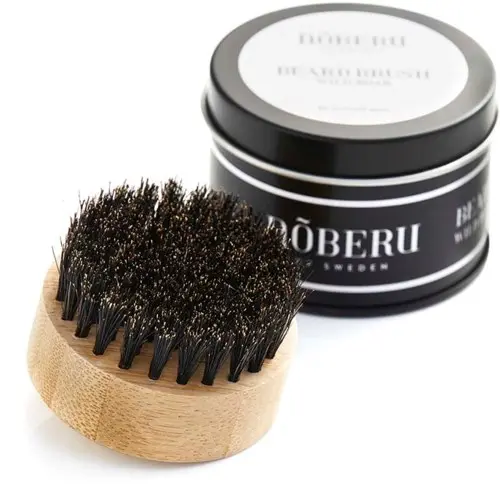 Nõberu of Sweden Skäggborste av bambu och svinborst
