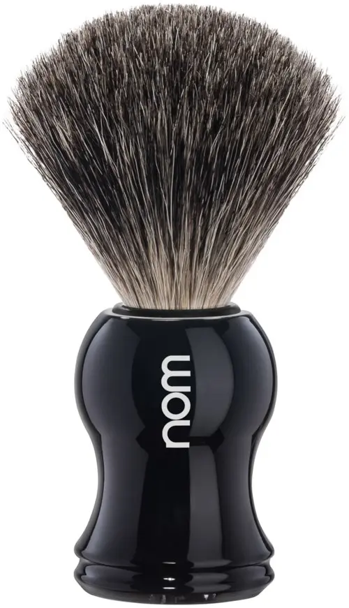 NOM GUSTAV Shaving Brush Pure Badger Black