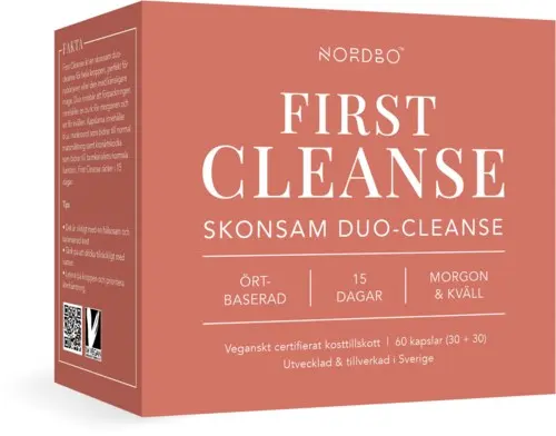 Nordbo First Cleanse, 60 kap 60 stk