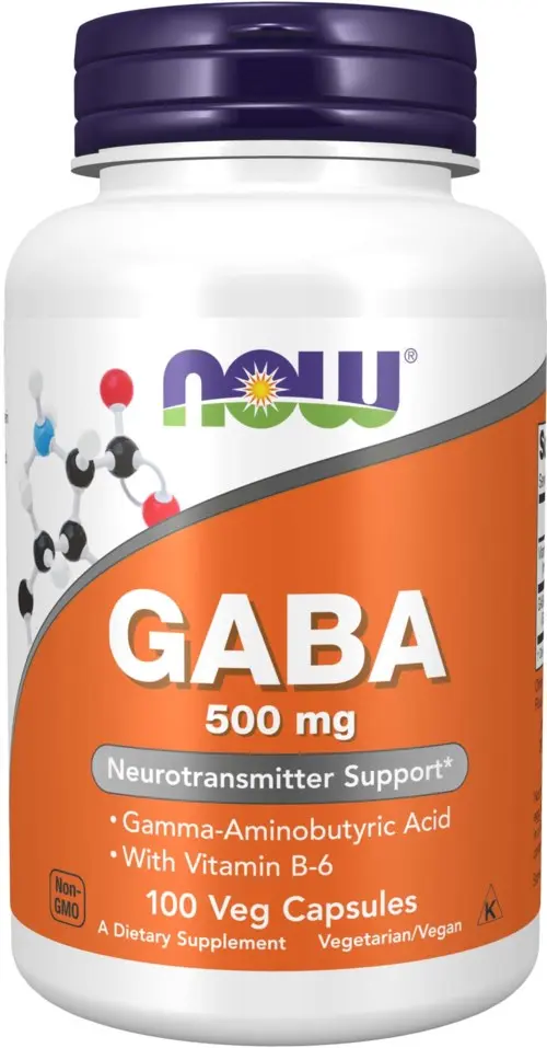 NOW Gaba 500Mg 100 stk