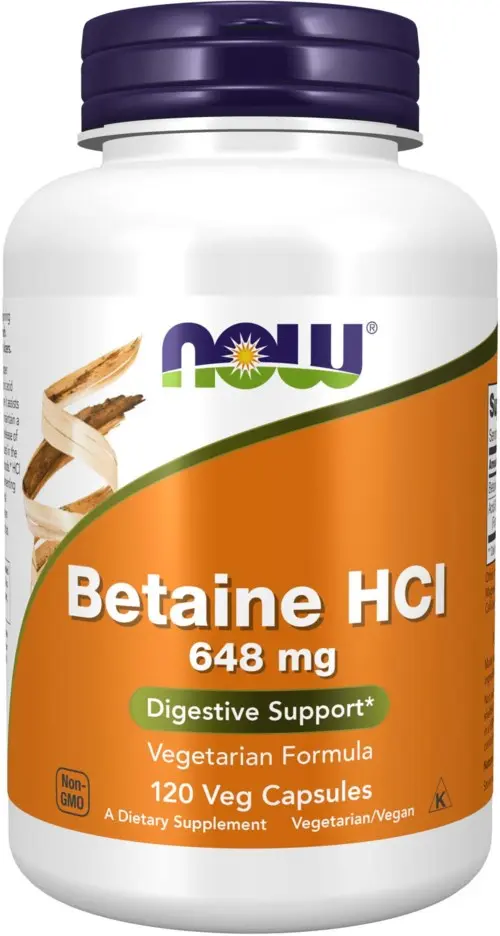 NOW Betaine Hcl 120 stk
