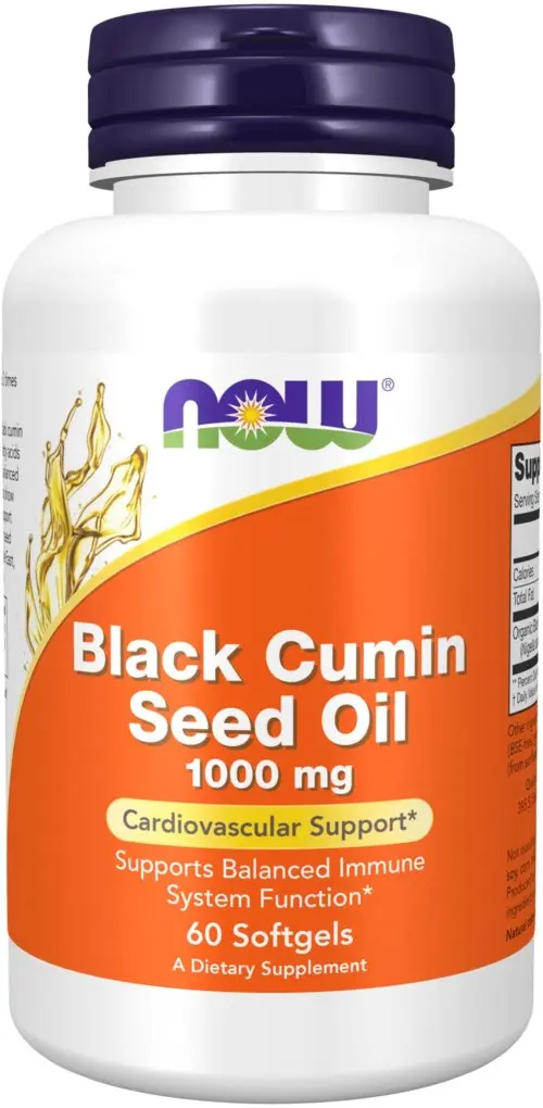 NOW Black Cumin Seed Oil 1000 Mg 60 Caps